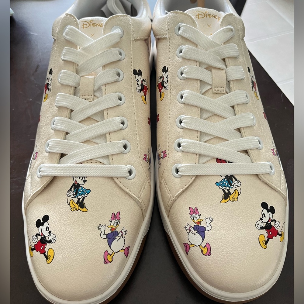 Disney x Aldo Men Beige Cup Sole sneakers